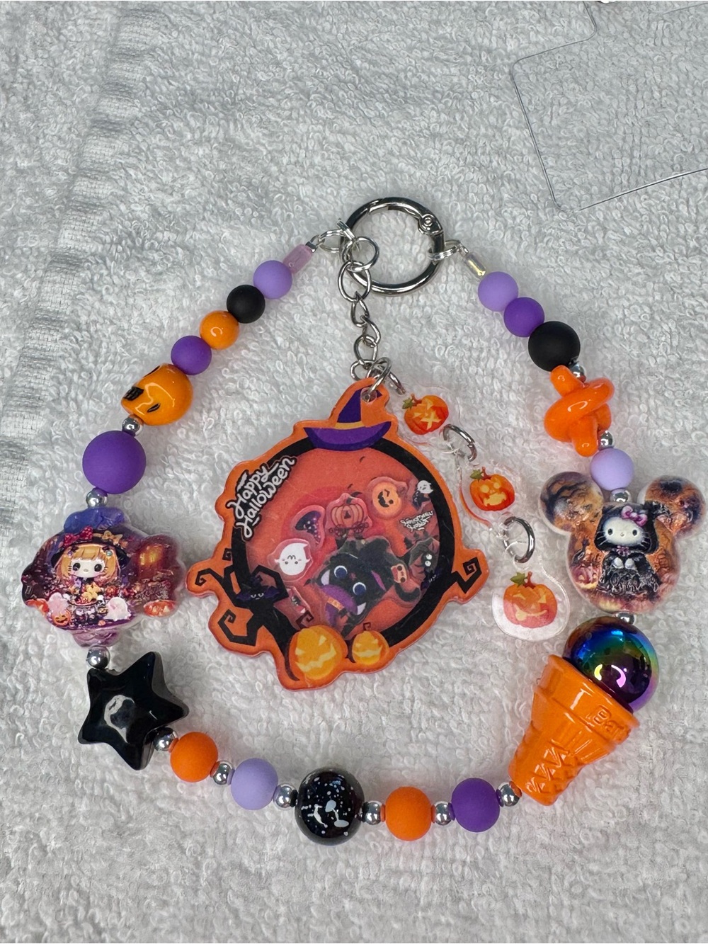 Hello Kitty Halloween phone bag charm